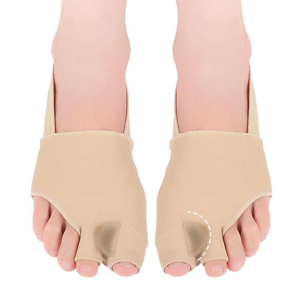 1 Pairs Ultra-Thin Bunion Corrector for Women - Toe Straightener Socks, Bunions Correction & Big Toe Relief in Shoes, Bunion Pads to Wear with Shoes