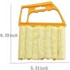 1 Piece Blind Cleaner Duster Tool, 7 Finger Dusting Cleaner Tool for Window Venetian, Washable Microfiber Groove Cleaner Brush, Hand Held Cleaner Tool for Air Conditioner Wood Blinds Dust Dirt view 3