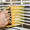 1 Piece Blind Cleaner Duster Tool, 7 Finger Dusting Cleaner Tool for Window Venetian, Washable Microfiber Groove Cleaner Brush, Hand Held Cleaner Tool for Air Conditioner Wood Blinds Dust Dirt view 4