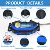 Gait Belt for Seniors, Transfer Belt with 7 Nylon Padded Handles, Medical Belt for Lifting Patients, Safety Gait Belt for Elderly Easy to Use Quick Release Buckle(Blue) view 3