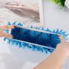 TOLUON 2Pcs Mop Slippers Shoe Covers,Soft Washable Dust Duster Slippers,Reusable Multi-Function Mop Socks Dust Hair Cleaners Floor Cleaning Tools Purple One Size view 3
