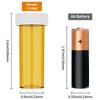 12 Pack Plastic Pill Bottles Empty with Child Proof Caps, Portable Prescription Medicine Container Vial Clear Travel Pill Bottle Case Dispenser Organizers (6 Dram) view 2