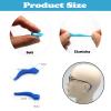 Omnful Eyeglass Ear Grip, Anti-slip Eyelass Holder, Soft Silicone Glasses Ear Hook, Eye glass Temple Tips Sleeve Retainer, Eyewear Retainers Ear Cushions for Sunglasses, Glasses (12Pairs White) view 2