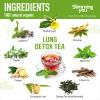 Lung Detox Tea - Mullein Tea Bags for Lungs Cleanse and Respiratory Health with Mullein Leaf, Lungwort, Eucalyptus, Thyme, Liquorice, Spearmint - 14 Tea Bags Natrual Herbal Tea, Caffeine Free view 2