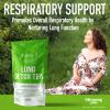 Lung Detox Tea - Mullein Tea Bags for Lungs Cleanse and Respiratory Health with Mullein Leaf, Lungwort, Eucalyptus, Thyme, Liquorice, Spearmint - 14 Tea Bags Natrual Herbal Tea, Caffeine Free view 4