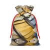 Ogniwo Drawstring Gift Bag,Gifts Decorations For Christmas Party Supplies,Reusable Xman Gift Bags,Postal Stationery Print view 2