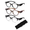 3 Pack Lighted Reading Glasses Bright LED Readers with Lights Reading Glasses with Light and Magnifying Blue Light Blocking Glasses for Men Women Eyeglasses Lighted Magnifier Nighttime Reader+1.5 view 1