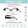 3 Pack Lighted Reading Glasses Bright LED Readers with Lights Reading Glasses with Light and Magnifying Blue Light Blocking Glasses for Men Women Eyeglasses Lighted Magnifier Nighttime Reader+1.5 view 4