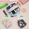 Desing Wish Sanitary Pad Storage Bag Portable Period Bag for Teen Pads/Sanitary Napkins/Small Tampons, Sanitary Napkin Storage Bag First Period Gifts for Teen Girls (Pink Horse) view 3