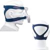 2 Packs Universal Headgear Strap Full Mask Replace Part CPAP Ventilator Headgear (Without Mask) - Blue view 3
