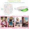 Desing Wish Sanitary Pad Storage Bag Portable Period Bag for Teen Pads/Sanitary Napkins/Small Tampons, Sanitary Napkin Storage Bag First Period Gifts for Teen Girls (Small Orchid) view 2