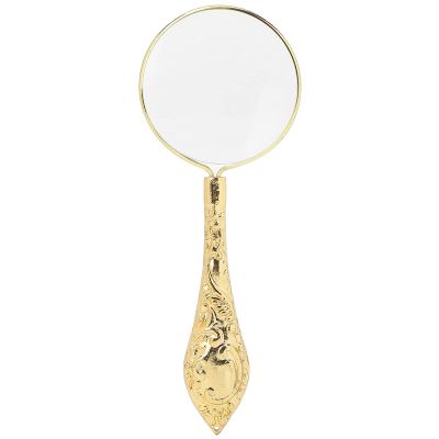 DOACT Magnifying Glass, 5X 45mm Metal Handle Handheld Magnifier for Reading Inspection and Close-Up Viewing