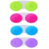 KISEER 4 Pack Colorful Contact Lens Case Box Holder Container Soak Storage Kit view 1