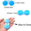 KISEER 4 Pack Colorful Contact Lens Case Box Holder Container Soak Storage Kit view 2