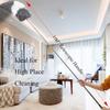 5Pcs Microfiber Feather Duster Cobweb Remover and Ceiling Fan Duster with Telescopic Pole 3-Stage Stainless Steel Handle - 100" Dust Remove Cleaning Brush Tool Set view 3