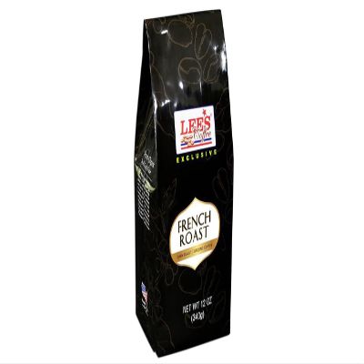 1 Pack - Lee's Coffee Ground Coffee Exclusive French Roast - Dark Roast - Ca Phe Xay French Roast - 12 Oz per Bag - Roasted in USA