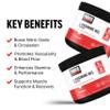 Force Factor L Arginine HCL, L-Arginine Supplement to Boost Nitric Oxide for Better Circulation, Blood Flow, and Muscle Pumps, L Arginine Powder 6000mg, Unflavored, 30 Servings view 2
