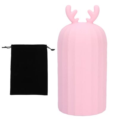 500ml Reusable Silicone Hot Water Bag with Cover, Microwave Hand Warmer for Relief, Cute Design Hot Water Bag for Kids and Adults