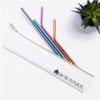 DOLPHIN SAY NO TO PLASTIC Stainless Steel Metal Straw Set RAINBOW view 1
