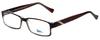 Calabria 2K 3072 Rectangular Blue Light Blocking Reading Glasses +0.50 Crystal Brown Men Women view 1