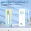 Toolsy 10 PCS Replacement Heads Compatible with 7am2m AM100/AM101/AM105/AM111 Electric Toothbrush, 10 Count (White) view 2