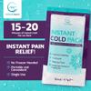 Instant Ice Packs for Injuries 25 Packs (7 x 4) | Instant Ice Cold Pack - Cold Compress Disposable Ice Pack for Pain Relief, First Aid Essential, Swelling, Toothache, Athletes & Outdoor Activities view 3