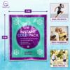 25 Packs Instant Ice Cold Pack (6 x 5) - Disposable Instant Ice Packs for Injuries | Cold Compress Ice Pack for Pain Relief, Swelling, First Aid & Outdoor Activities view 4