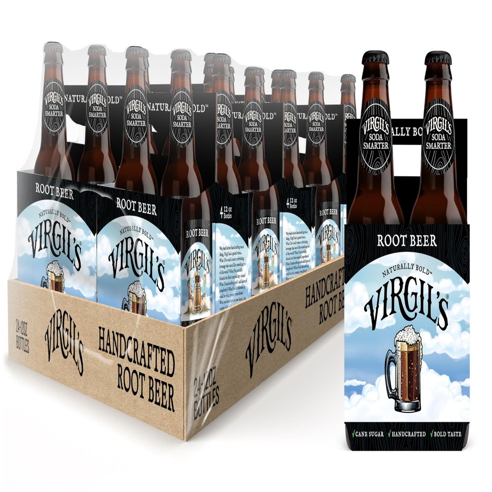 Virgil's Root Beer 6-4pk Glass