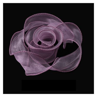 BESNUT 4CM X 9 M Polyester Ribbons for Gift Wrapping Fabric Ribbon for Crafts Flower Bouquet Sewing Arts Wedding Party Decoration (Color : 4cmx9m, Size : Purple2)