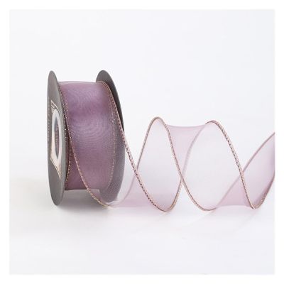 BESNUT 4CM X 9 M Polyester Ribbons for Gift Wrapping Fabric Ribbon for Crafts Flower Bouquet Sewing Arts Wedding Party Decoration (Color : 4cmx9m, Size : Purple3)