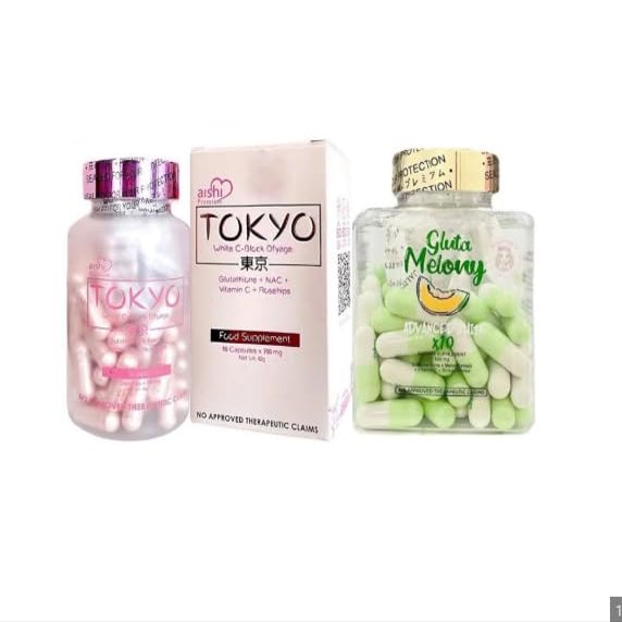 Aishi Premium GLUTA Melony + Aishi Premium Tokyo White C-Block Dyfage