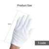 24 Pairs Eczema Gloves for Kids 1-10 Years Old, Eczema Sleeves Moisturizing Gloves, White Cotton Gloves, Washable & Reusable Overnight Dry Hands for Children view 2