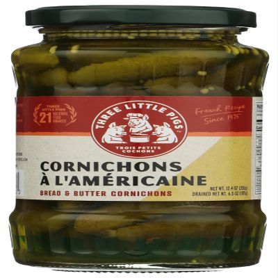3 Little Pigs, Cornichons Americana, 12.4 Ounce
