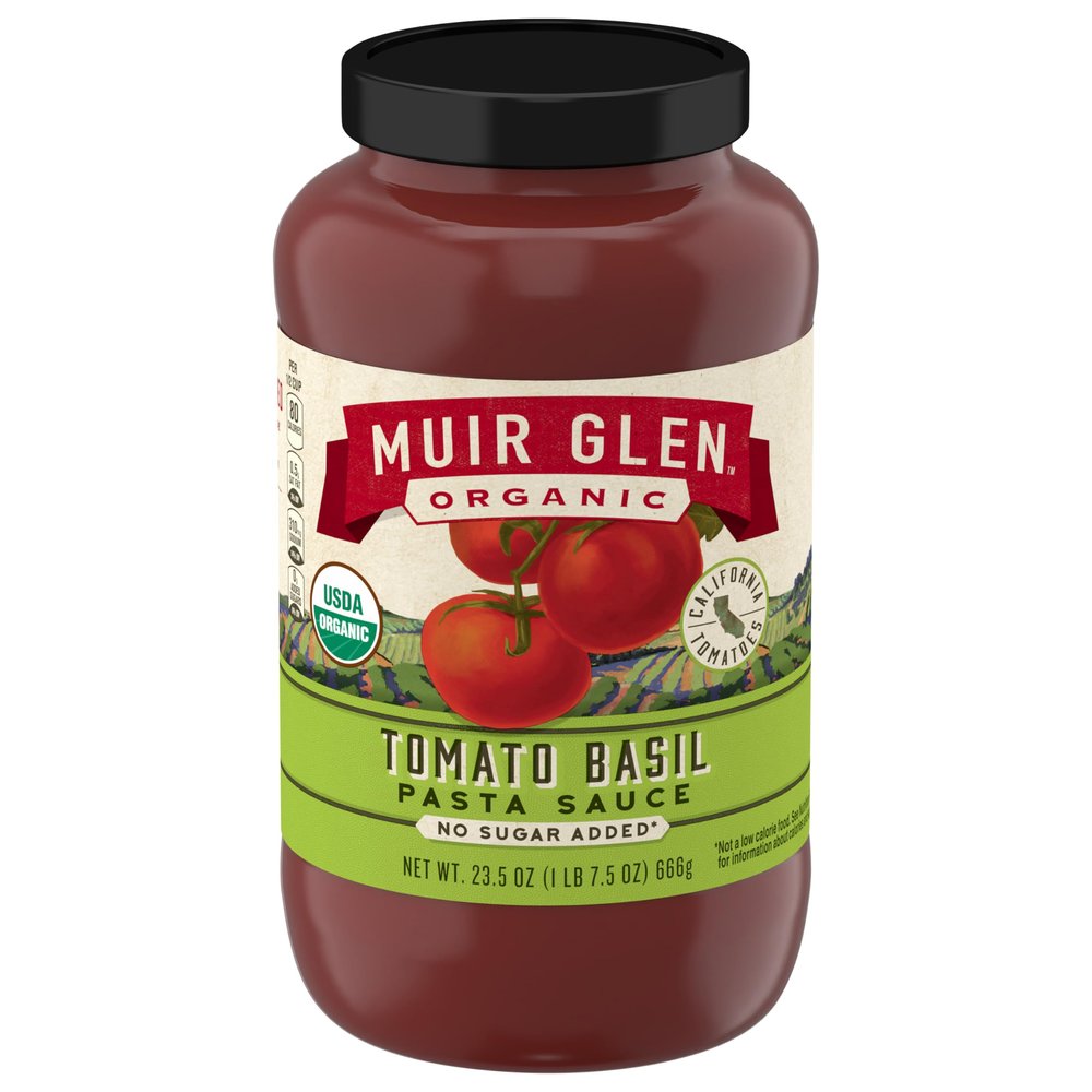 Muir Glen, Tomato Basil Pasta Sauce, 23.5 Ounce