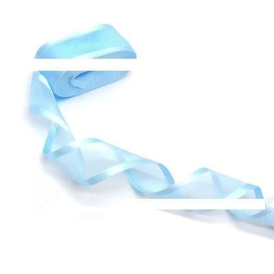 5 M Polyester Ribbons for Gift Wrapping Fabric Ribbon for Crafts Flower Bouquet Sewing Arts Wedding Party Decoration (Color : 2.5cmx5m, Size : Blue2)