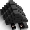 Batiyeer Black Cardboard Jewelry Gift Boxes 3.2 x 2 x 1 Inch Small Jewelry Boxes Packaging Earring Kraft Boxes with Lids (96 Pcs) view 1