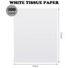 Yeaqee 300 Sheets 27x19 Inches Wet Strength Tissue Paper for Art Collage White Wrapping Paper Sheets Packing Tissue for Collage Model Making, Media Crafts Etc Resistant to Tearing When Wet view 2