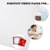 Yeaqee 300 Sheets 27x19 Inches Wet Strength Tissue Paper for Art Collage White Wrapping Paper Sheets Packing Tissue for Collage Model Making, Media Crafts Etc Resistant to Tearing When Wet view 4