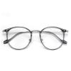 Stylish Round Blue Light Blocking Reading Glasses for Ladies, Lightweight Metal Computer Readers, Anti Glare Glasses (Color : Green, Size : 3.0x) view 1