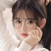 Stylish Round Blue Light Blocking Reading Glasses for Ladies, Lightweight Metal Computer Readers, Anti Glare Glasses (Color : Brown, Size : 3.5x) view 2