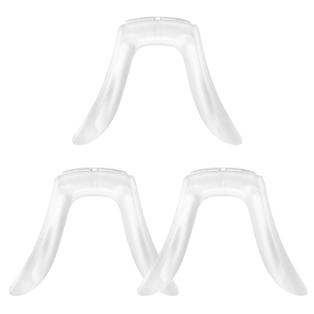 Mobestech Eyeglasses Nose Pads Replacement Set 3 Pcs Silicone Non Slip Nose Bridge Pads for Glasses Comfortable Support U Shaped Cushions for Eyewear Repair