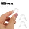 Mobestech Eyeglasses Nose Pads Replacement Set 3 Pcs Silicone Non Slip Nose Bridge Pads for Glasses Comfortable Support U Shaped Cushions for Eyewear Repair view 2
