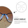 Mobestech Eyeglasses Nose Pads Replacement Set 3 Pcs Silicone Non Slip Nose Bridge Pads for Glasses Comfortable Support U Shaped Cushions for Eyewear Repair view 3