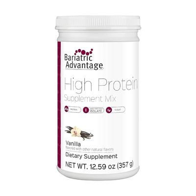 Bariatric Advantage High Protein Supplement Mix - Protein Powder - 20 g Protein - for Pre- & Post-Bariatric Surgery Patients - Iron, Calcium & More - Vanilla - 14 Servings
