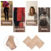 Adorila 2 Pairs Achilles Tendon Heel Protector, Compression Padded Sleeve Socks, Breathable Heel Gel Heel Sleeve for Bursitis Tendonitis Tenderness (Color) view 4