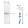 Case Kit 2 Sets Brush with Portable Toothbrush Box Brush Bath with Lid, Cleaning Boxes, Toothbrush Kit for Travel view 2