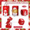 Kosiz 20 Bounces Christmas Surprise Exploding Gift Box 2 Sets Exploding Pop Money Box for Cash Birthday Xmas Relatives Friends Women Men Kids Gift(Snowman) view 3