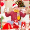 Kosiz 20 Bounces Christmas Surprise Exploding Gift Box 2 Sets Exploding Pop Money Box for Cash Birthday Xmas Relatives Friends Women Men Kids Gift(Snowman) view 4