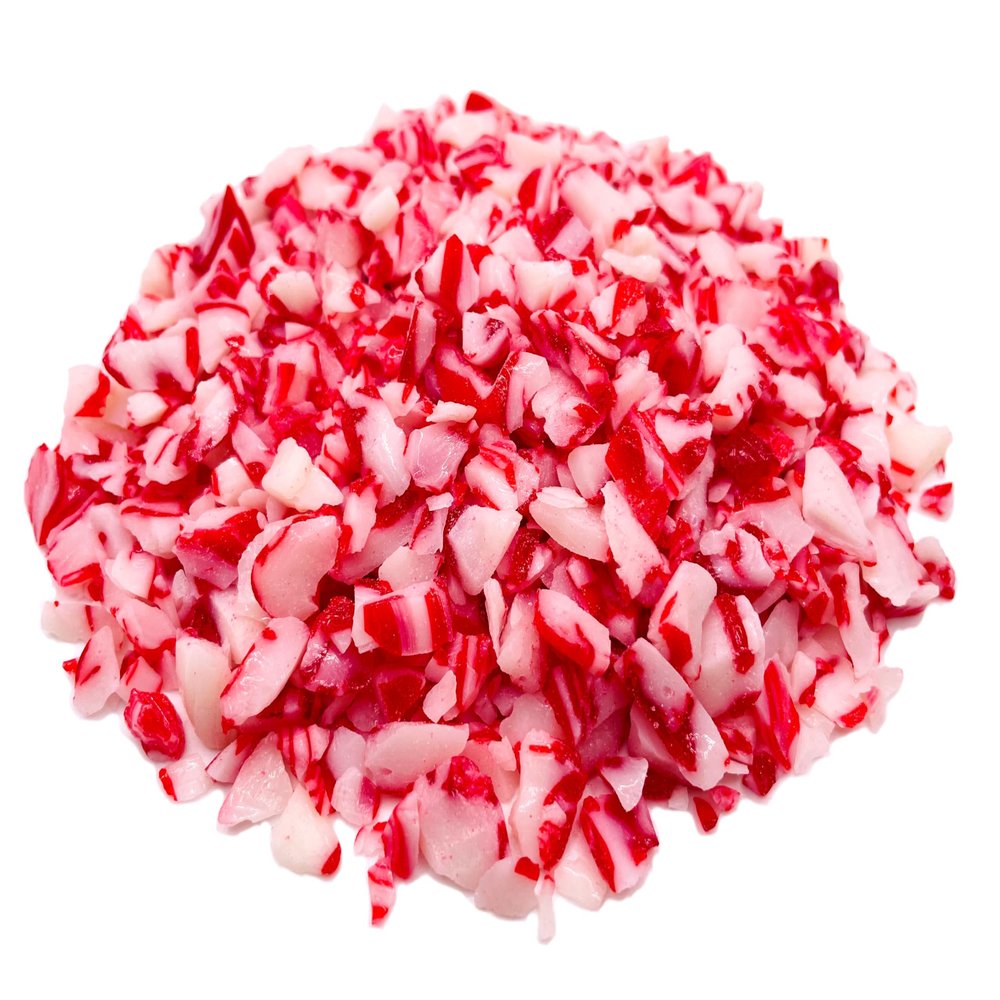 Sprinkle Me This | Peppermint Crunch | 3 LB Resealable Stand Up Bag | Candy Cane Topping | Classic Peppermint Flavor and Colors | Dessert Topping for Baking and Drinks