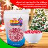 Sprinkle Me This | Peppermint Crunch | 3 LB Resealable Stand Up Bag | Candy Cane Topping | Classic Peppermint Flavor and Colors | Dessert Topping for Baking and Drinks view 2